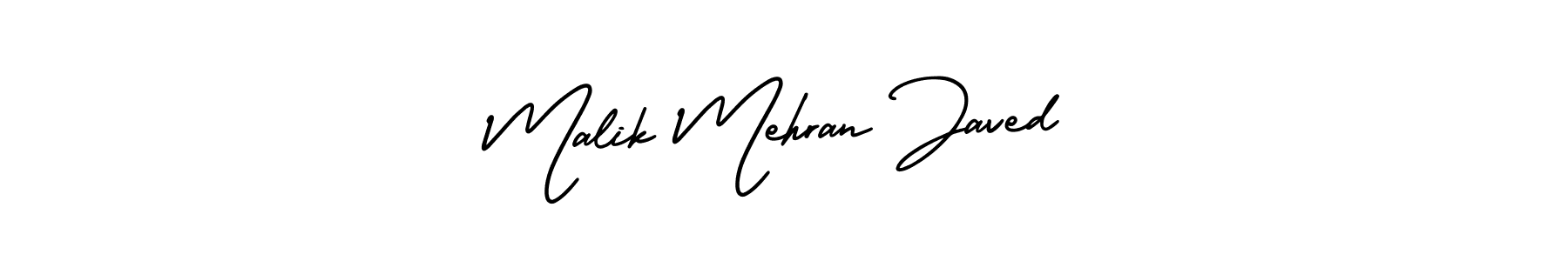 Create a beautiful signature design for name Malik Mehran Javed. With this signature (AmerikaSignatureDemo-Regular) fonts, you can make a handwritten signature for free. Malik Mehran Javed signature style 3 images and pictures png
