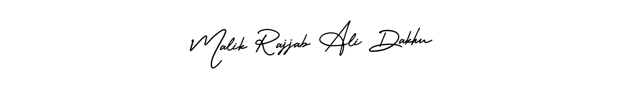 Also we have Malik Rajjab Ali Dakhu name is the best signature style. Create professional handwritten signature collection using AmerikaSignatureDemo-Regular autograph style. Malik Rajjab Ali Dakhu signature style 3 images and pictures png