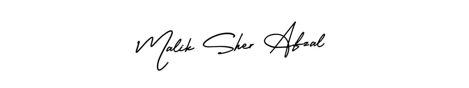 Similarly AmerikaSignatureDemo-Regular is the best handwritten signature design. Signature creator online .You can use it as an online autograph creator for name Malik Sher Afzal. Malik Sher Afzal signature style 3 images and pictures png