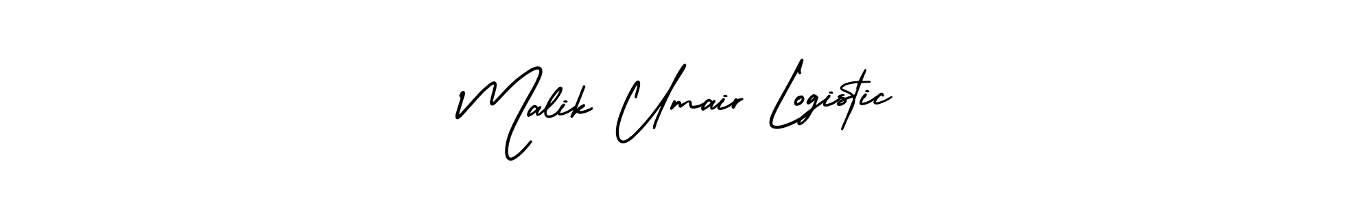 Malik Umair Logistic stylish signature style. Best Handwritten Sign (AmerikaSignatureDemo-Regular) for my name. Handwritten Signature Collection Ideas for my name Malik Umair Logistic. Malik Umair Logistic signature style 3 images and pictures png