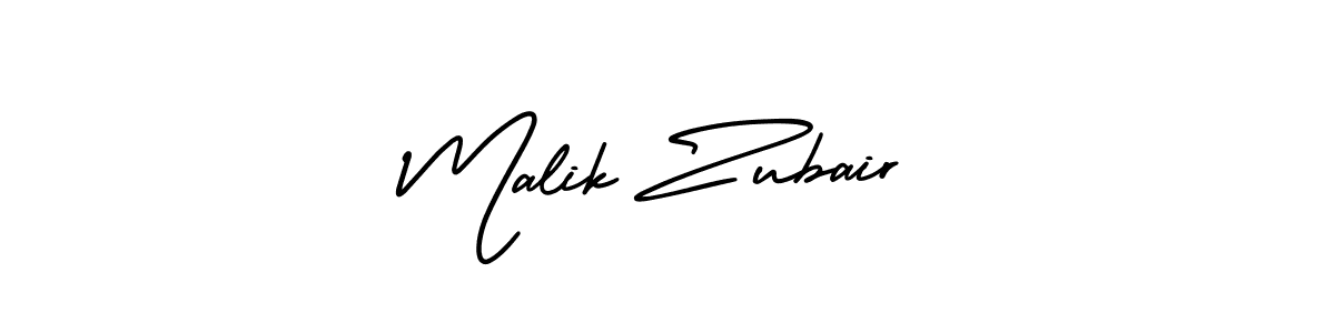 How to Draw Malik Zubair signature style? AmerikaSignatureDemo-Regular is a latest design signature styles for name Malik Zubair. Malik Zubair signature style 3 images and pictures png