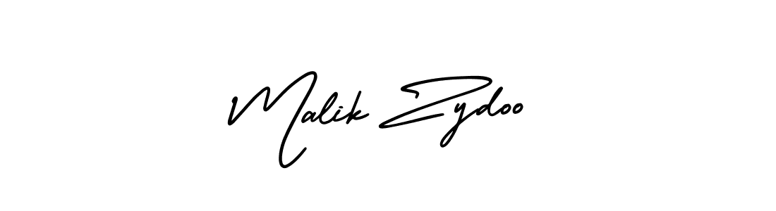 The best way (AmerikaSignatureDemo-Regular) to make a short signature is to pick only two or three words in your name. The name Malik Zydoo include a total of six letters. For converting this name. Malik Zydoo signature style 3 images and pictures png