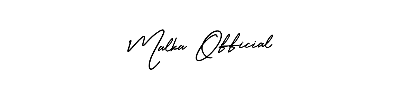 Make a short Malka Official signature style. Manage your documents anywhere anytime using AmerikaSignatureDemo-Regular. Create and add eSignatures, submit forms, share and send files easily. Malka Official signature style 3 images and pictures png