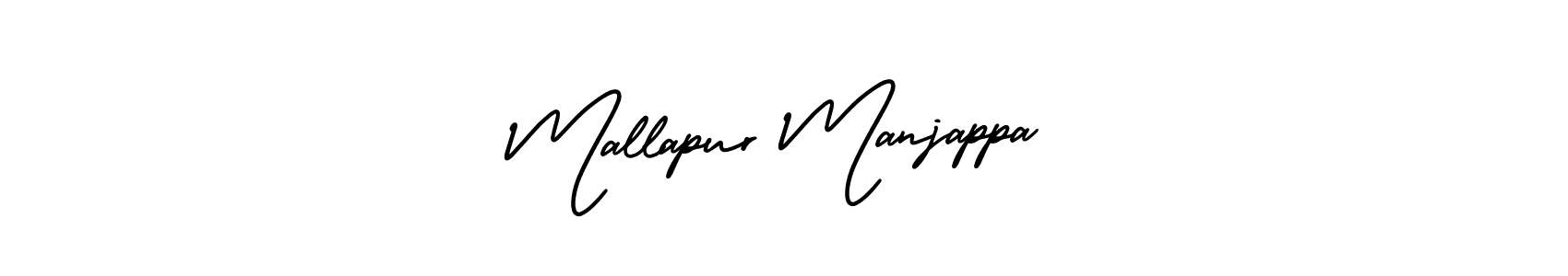 Make a beautiful signature design for name Mallapur Manjappa. Use this online signature maker to create a handwritten signature for free. Mallapur Manjappa signature style 3 images and pictures png