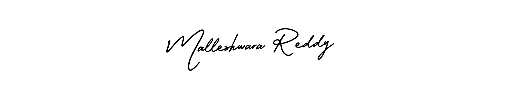 How to make Malleshwara Reddy signature? AmerikaSignatureDemo-Regular is a professional autograph style. Create handwritten signature for Malleshwara Reddy name. Malleshwara Reddy signature style 3 images and pictures png