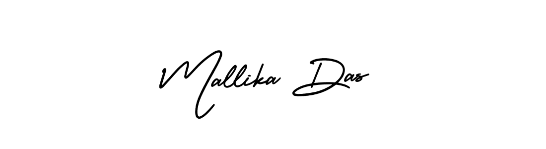 How to make Mallika Das signature? AmerikaSignatureDemo-Regular is a professional autograph style. Create handwritten signature for Mallika Das name. Mallika Das signature style 3 images and pictures png