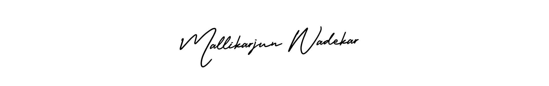 Also You can easily find your signature by using the search form. We will create Mallikarjun Wadekar name handwritten signature images for you free of cost using AmerikaSignatureDemo-Regular sign style. Mallikarjun Wadekar signature style 3 images and pictures png