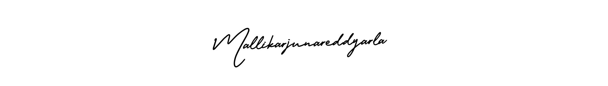 The best way (AmerikaSignatureDemo-Regular) to make a short signature is to pick only two or three words in your name. The name Mallikarjunareddyarla include a total of six letters. For converting this name. Mallikarjunareddyarla signature style 3 images and pictures png