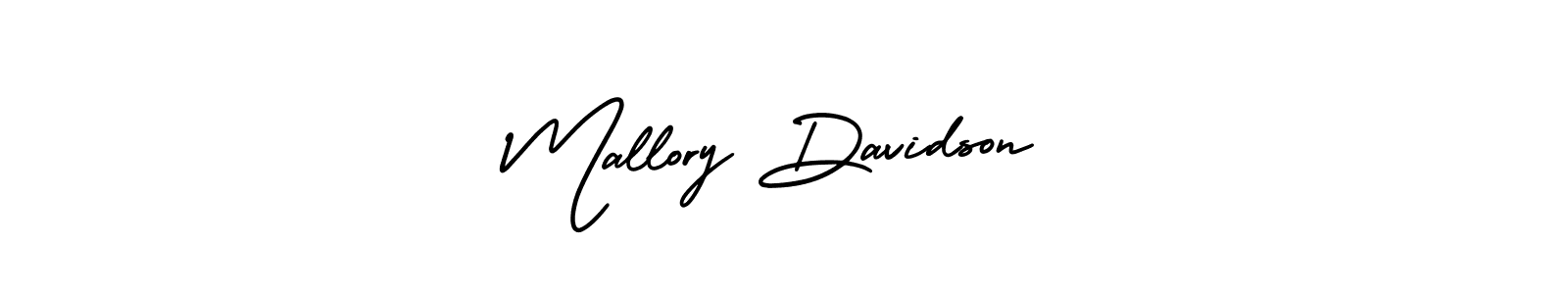 Also You can easily find your signature by using the search form. We will create Mallory Davidson name handwritten signature images for you free of cost using AmerikaSignatureDemo-Regular sign style. Mallory Davidson signature style 3 images and pictures png