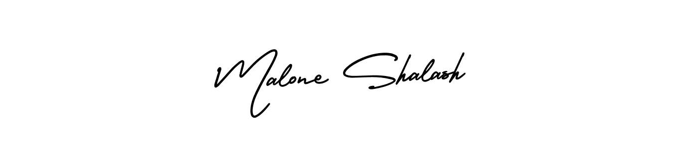 Similarly AmerikaSignatureDemo-Regular is the best handwritten signature design. Signature creator online .You can use it as an online autograph creator for name Malone Shalash. Malone Shalash signature style 3 images and pictures png