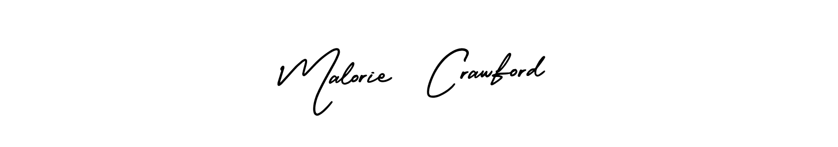 Similarly AmerikaSignatureDemo-Regular is the best handwritten signature design. Signature creator online .You can use it as an online autograph creator for name Malorie  Crawford. Malorie  Crawford signature style 3 images and pictures png