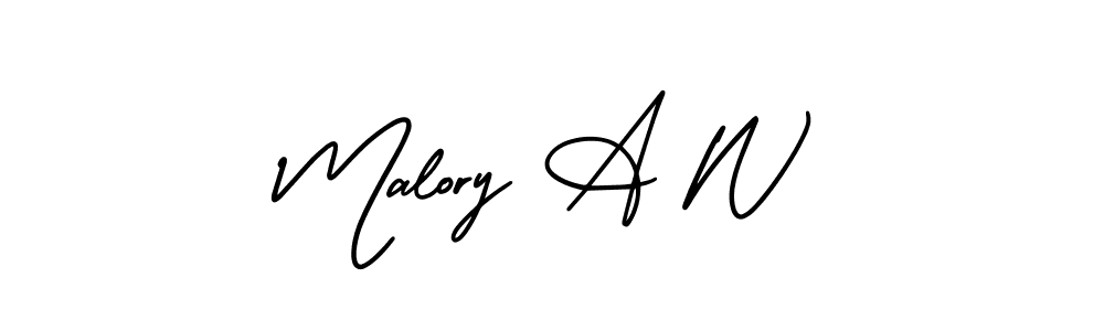 Make a short Malory A W signature style. Manage your documents anywhere anytime using AmerikaSignatureDemo-Regular. Create and add eSignatures, submit forms, share and send files easily. Malory A W signature style 3 images and pictures png