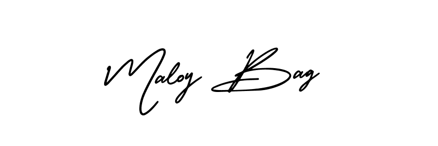 Check out images of Autograph of Maloy Bag name. Actor Maloy Bag Signature Style. AmerikaSignatureDemo-Regular is a professional sign style online. Maloy Bag signature style 3 images and pictures png
