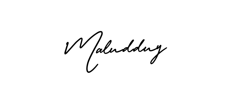 Once you've used our free online signature maker to create your best signature AmerikaSignatureDemo-Regular style, it's time to enjoy all of the benefits that Maludduy name signing documents. Maludduy signature style 3 images and pictures png