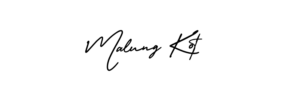 Also You can easily find your signature by using the search form. We will create Malung Kot name handwritten signature images for you free of cost using AmerikaSignatureDemo-Regular sign style. Malung Kot signature style 3 images and pictures png