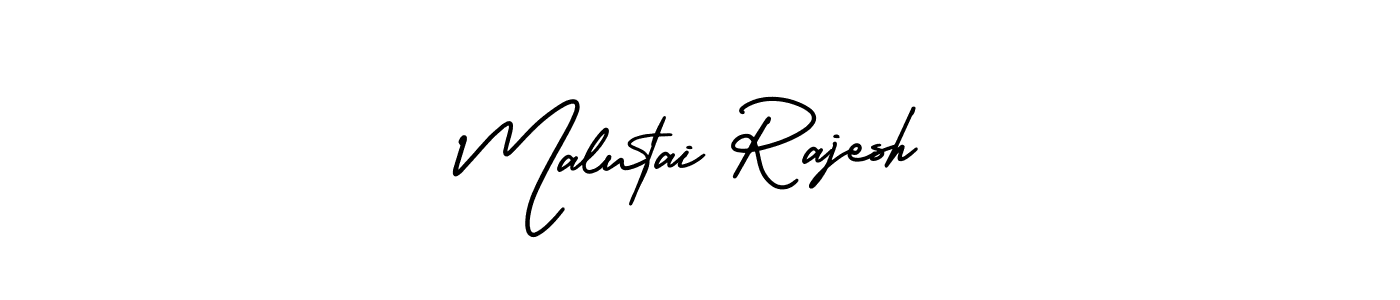 Make a short Malutai Rajesh signature style. Manage your documents anywhere anytime using AmerikaSignatureDemo-Regular. Create and add eSignatures, submit forms, share and send files easily. Malutai Rajesh signature style 3 images and pictures png