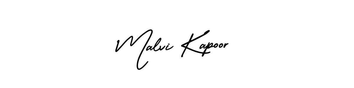 How to make Malvi Kapoor signature? AmerikaSignatureDemo-Regular is a professional autograph style. Create handwritten signature for Malvi Kapoor name. Malvi Kapoor signature style 3 images and pictures png