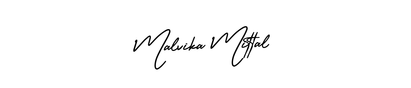Design your own signature with our free online signature maker. With this signature software, you can create a handwritten (AmerikaSignatureDemo-Regular) signature for name Malvika Mittal. Malvika Mittal signature style 3 images and pictures png