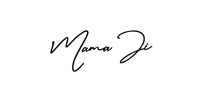 Make a beautiful signature design for name Mama Ji. Use this online signature maker to create a handwritten signature for free. Mama Ji signature style 3 images and pictures png