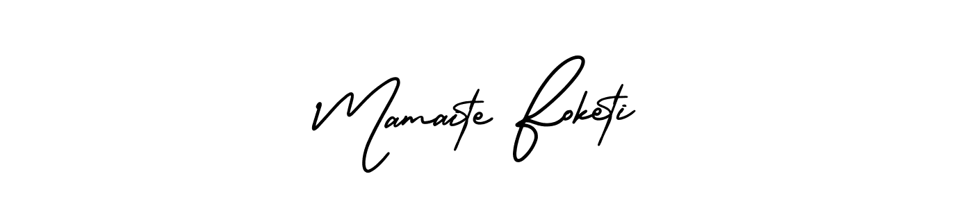 Once you've used our free online signature maker to create your best signature AmerikaSignatureDemo-Regular style, it's time to enjoy all of the benefits that Mamaite Foketi name signing documents. Mamaite Foketi signature style 3 images and pictures png