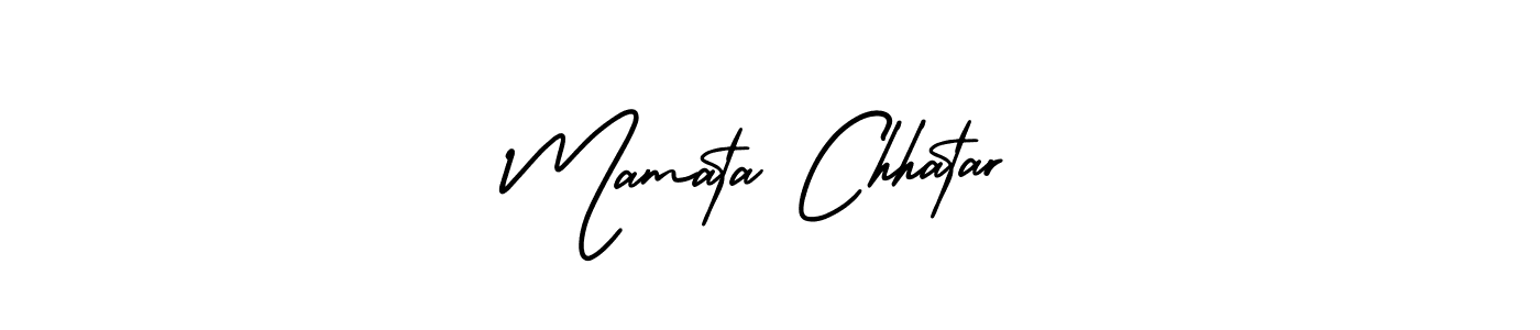 Make a beautiful signature design for name Mamata Chhatar. With this signature (AmerikaSignatureDemo-Regular) style, you can create a handwritten signature for free. Mamata Chhatar signature style 3 images and pictures png