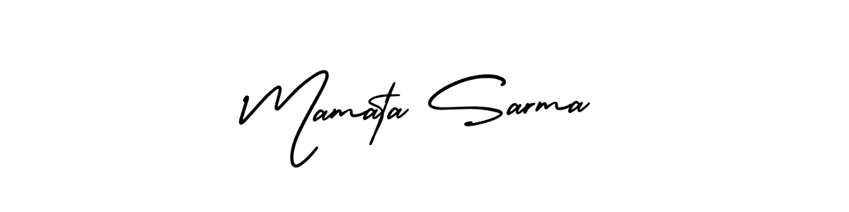 Mamata Sarma stylish signature style. Best Handwritten Sign (AmerikaSignatureDemo-Regular) for my name. Handwritten Signature Collection Ideas for my name Mamata Sarma. Mamata Sarma signature style 3 images and pictures png
