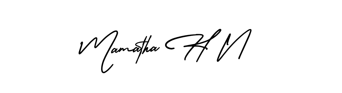 Similarly AmerikaSignatureDemo-Regular is the best handwritten signature design. Signature creator online .You can use it as an online autograph creator for name Mamatha H N. Mamatha H N signature style 3 images and pictures png