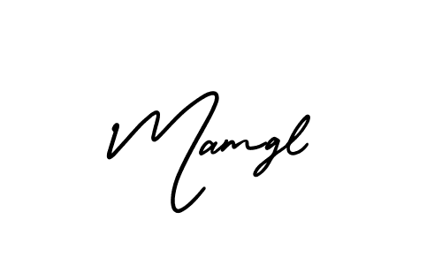 Design your own signature with our free online signature maker. With this signature software, you can create a handwritten (AmerikaSignatureDemo-Regular) signature for name Mamgl. Mamgl signature style 3 images and pictures png