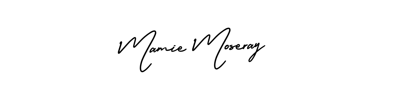Design your own signature with our free online signature maker. With this signature software, you can create a handwritten (AmerikaSignatureDemo-Regular) signature for name Mamie Moseray. Mamie Moseray signature style 3 images and pictures png