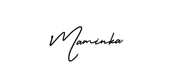 Make a beautiful signature design for name Maminka. Use this online signature maker to create a handwritten signature for free. Maminka signature style 3 images and pictures png