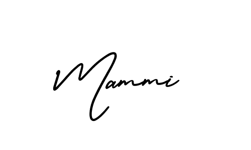 Make a beautiful signature design for name Mammi. Use this online signature maker to create a handwritten signature for free. Mammi signature style 3 images and pictures png