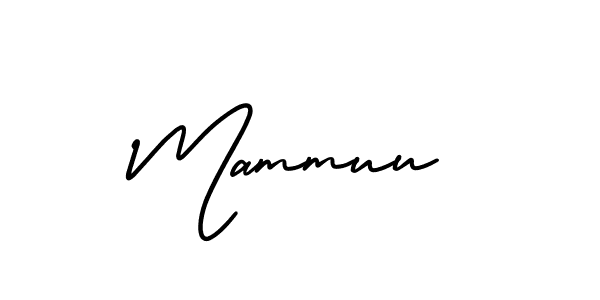 Create a beautiful signature design for name Mammuu. With this signature (AmerikaSignatureDemo-Regular) fonts, you can make a handwritten signature for free. Mammuu signature style 3 images and pictures png