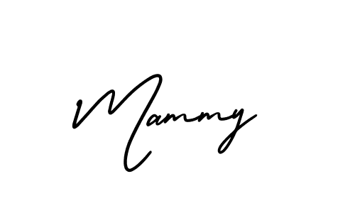 Mammy stylish signature style. Best Handwritten Sign (AmerikaSignatureDemo-Regular) for my name. Handwritten Signature Collection Ideas for my name Mammy. Mammy signature style 3 images and pictures png