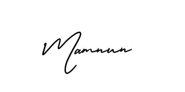 if you are searching for the best signature style for your name Mamnun. so please give up your signature search. here we have designed multiple signature styles  using AmerikaSignatureDemo-Regular. Mamnun signature style 3 images and pictures png