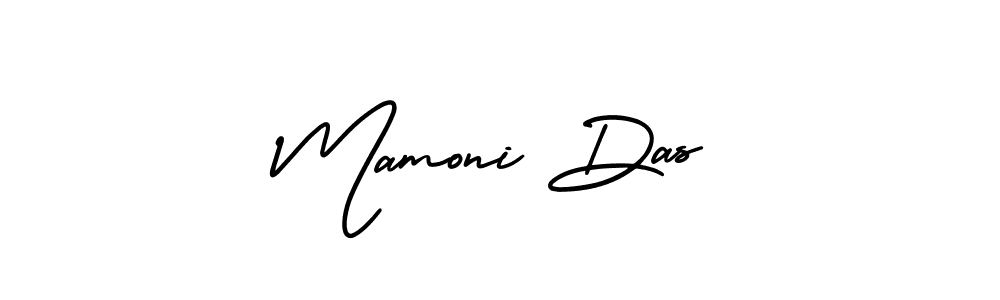 How to make Mamoni Das signature? AmerikaSignatureDemo-Regular is a professional autograph style. Create handwritten signature for Mamoni Das name. Mamoni Das signature style 3 images and pictures png