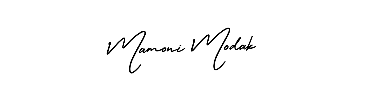 Make a beautiful signature design for name Mamoni Modak. Use this online signature maker to create a handwritten signature for free. Mamoni Modak signature style 3 images and pictures png