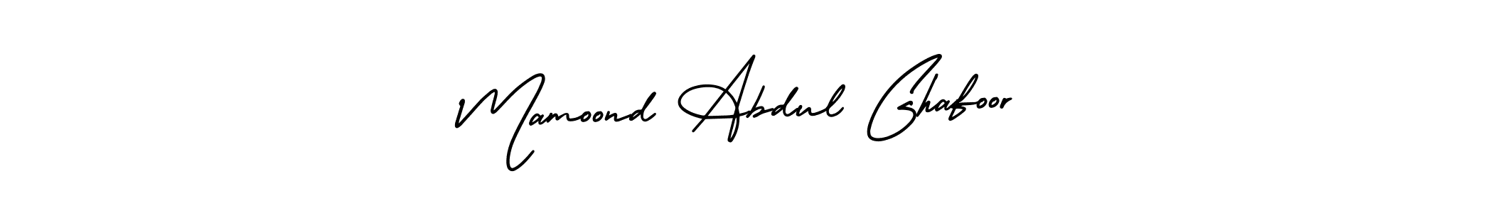 Check out images of Autograph of Mamoond Abdul Ghafoor name. Actor Mamoond Abdul Ghafoor Signature Style. AmerikaSignatureDemo-Regular is a professional sign style online. Mamoond Abdul Ghafoor signature style 3 images and pictures png