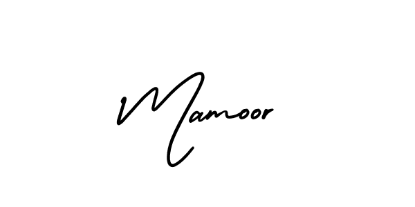 You should practise on your own different ways (AmerikaSignatureDemo-Regular) to write your name (Mamoor) in signature. don't let someone else do it for you. Mamoor signature style 3 images and pictures png