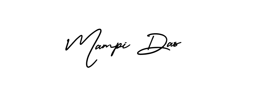 How to make Mampi Das signature? AmerikaSignatureDemo-Regular is a professional autograph style. Create handwritten signature for Mampi Das name. Mampi Das signature style 3 images and pictures png