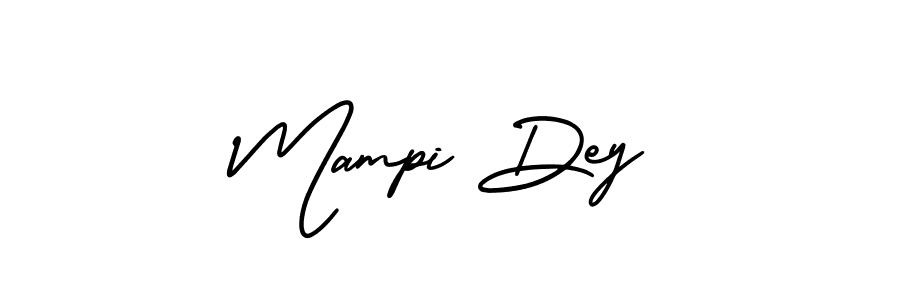 Make a beautiful signature design for name Mampi Dey. With this signature (AmerikaSignatureDemo-Regular) style, you can create a handwritten signature for free. Mampi Dey signature style 3 images and pictures png