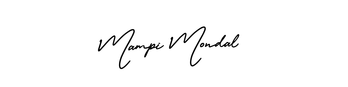 It looks lik you need a new signature style for name Mampi Mondal. Design unique handwritten (AmerikaSignatureDemo-Regular) signature with our free signature maker in just a few clicks. Mampi Mondal signature style 3 images and pictures png