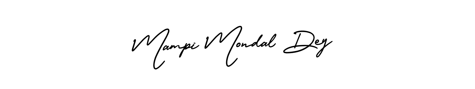 Mampi Mondal Dey stylish signature style. Best Handwritten Sign (AmerikaSignatureDemo-Regular) for my name. Handwritten Signature Collection Ideas for my name Mampi Mondal Dey. Mampi Mondal Dey signature style 3 images and pictures png