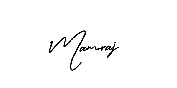 You can use this online signature creator to create a handwritten signature for the name Mamraj. This is the best online autograph maker. Mamraj signature style 3 images and pictures png