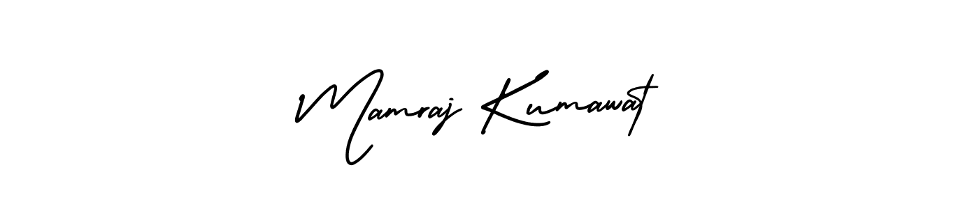 AmerikaSignatureDemo-Regular is a professional signature style that is perfect for those who want to add a touch of class to their signature. It is also a great choice for those who want to make their signature more unique. Get Mamraj Kumawat name to fancy signature for free. Mamraj Kumawat signature style 3 images and pictures png