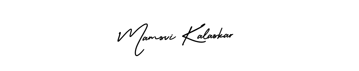 See photos of Mamsvi Kalaskar official signature by Spectra . Check more albums & portfolios. Read reviews & check more about AmerikaSignatureDemo-Regular font. Mamsvi Kalaskar signature style 3 images and pictures png