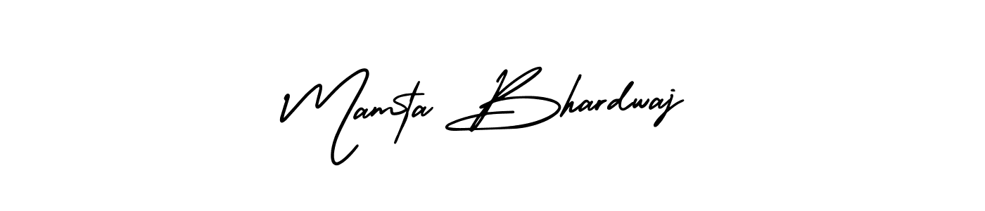 This is the best signature style for the Mamta Bhardwaj name. Also you like these signature font (AmerikaSignatureDemo-Regular). Mix name signature. Mamta Bhardwaj signature style 3 images and pictures png