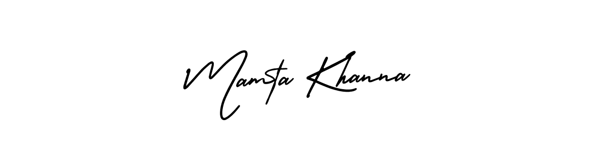 Also we have Mamta Khanna name is the best signature style. Create professional handwritten signature collection using AmerikaSignatureDemo-Regular autograph style. Mamta Khanna signature style 3 images and pictures png