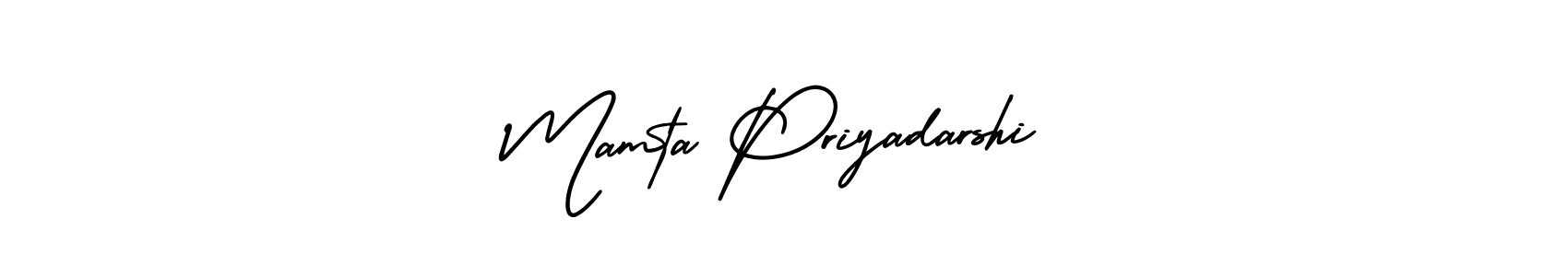 How to make Mamta Priyadarshi signature? AmerikaSignatureDemo-Regular is a professional autograph style. Create handwritten signature for Mamta Priyadarshi name. Mamta Priyadarshi signature style 3 images and pictures png