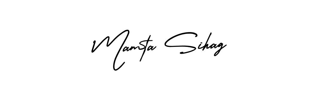 It looks lik you need a new signature style for name Mamta Sihag. Design unique handwritten (AmerikaSignatureDemo-Regular) signature with our free signature maker in just a few clicks. Mamta Sihag signature style 3 images and pictures png