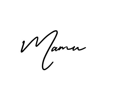 Create a beautiful signature design for name Mamu. With this signature (AmerikaSignatureDemo-Regular) fonts, you can make a handwritten signature for free. Mamu signature style 3 images and pictures png